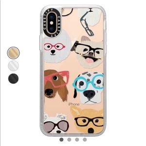 Casetify iPhone X/XS Dogs w Glasses Case